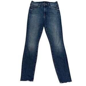 Mother The Looker Ankle Fray Skinny Jeans Women's Size 26